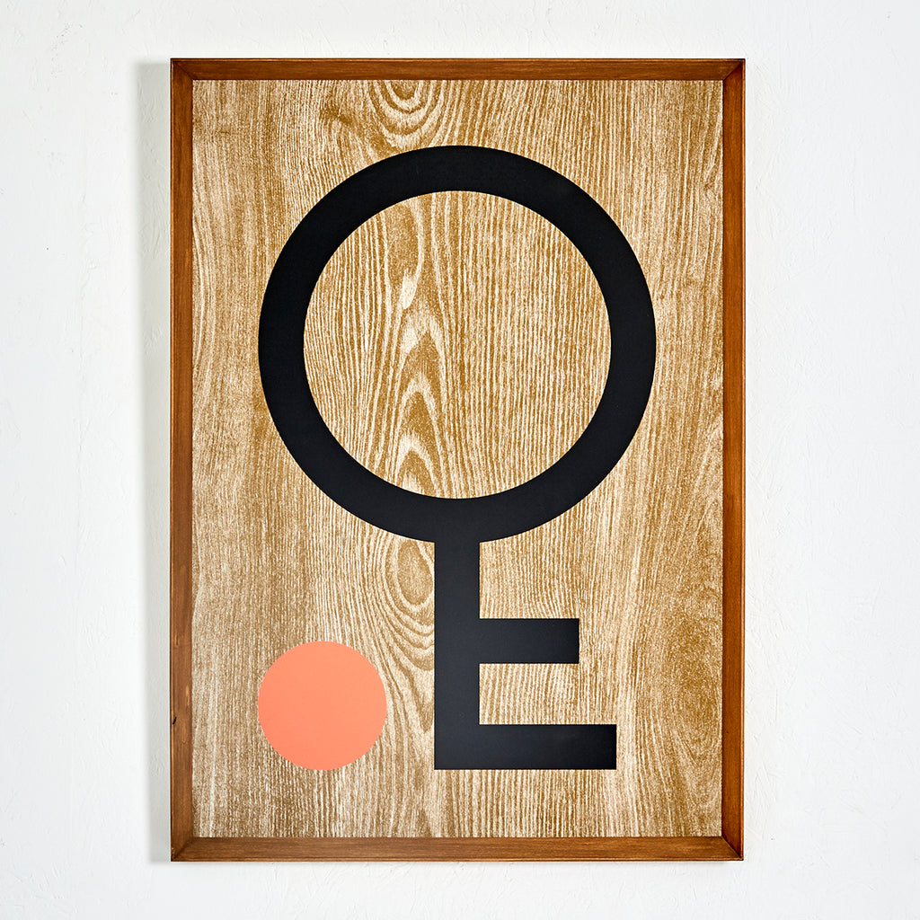 RUNES PRINT — BROWN