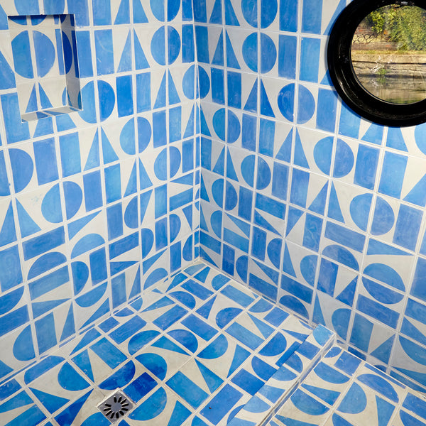 Split Shift Tile Azure 1