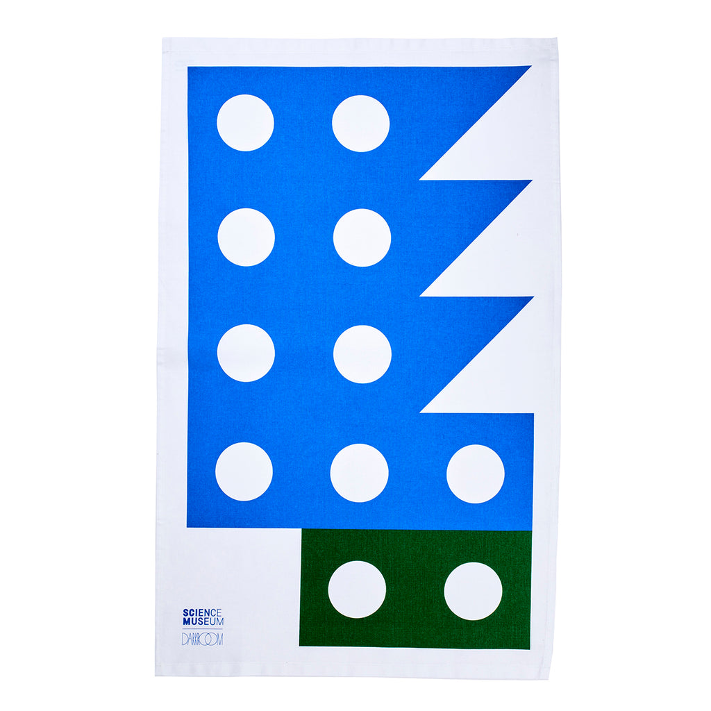 Impossible Machines Tea Towel — Blue