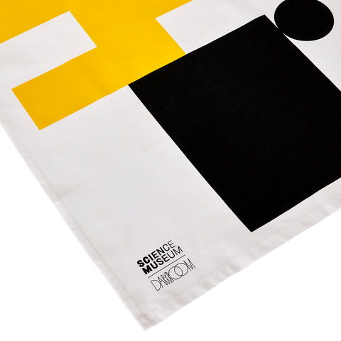 Impossible Machines Tea Towel  — Yellow